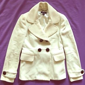 Beige overcoat